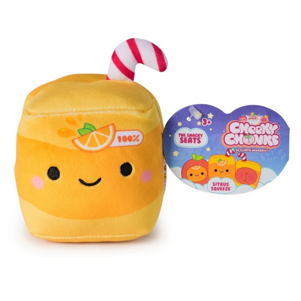 Cheeky Chonks 4.5" Sitrus Squeeze
Reversible Plush